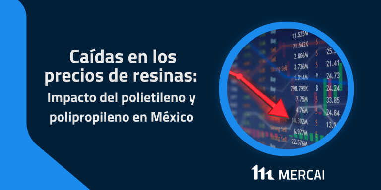 Caídas en los precios de resinas: Impacto del polietileno y polipropileno en México