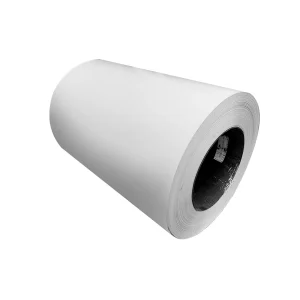 Nombre del producto: ROLLO DE LAMINA PINTRO BLANCO CALIBRE 26 A 4 PIES Categoría: Rollo Atributos del producto: - **Color:** Blanco - **Material:** Lamina - **Calibre:** 26 (grosor del material) - **Dimensiones:** 4 pies de ancho (aproximadamente 1.22 metros) - **Forma:** Cilíndrica (rollo) Detalles técnicos: - **Uso:** Se utiliza para aplicaciones industrial y comercial, en proyectos de construcción o manufactura. - **Funcionalidad:** Proporciona una superficie plana y resistente, ideal para ser utilizada en diversas aplicaciones como revestimientos o estructuras. Texto visible: - No se observa texto adicional en la imagen. Diferenciadores: - Calibre 26 que indica un grosor específico, relacionado con la durabilidad y resistencia del material. Marca extraída: PINTRO.