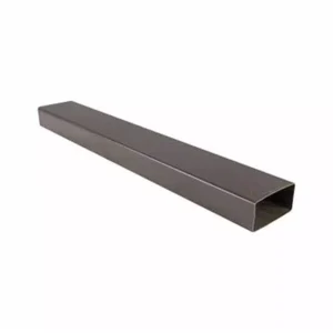 Nombre del producto: PTR RECTANGULAR 3X5 EN 1/4 Categoría: Perfil Atributos del producto: - Material: Metal (probablemente acero) - Color: Gris oscuro - Tamaño: 3x5 (presumiblemente en pulgadas) - Forma: Rectangular Detalles funcionales: - Uso: Estructural, posiblemente para construcción o fabricación de estructuras metálicas. - Funcionalidad: Proporciona soporte y rigidez en construcciones. - Componentes: Perfil rectangular, sin características adicionales visibles como conectores o botones. Texto visible: No se observa texto o etiquetas en la imagen. Diferenciadores técnicos: Producto con forma rectangular, diseñado para aplicaciones estructurales. Marca: No se puede identificar marca visible en la imagen.