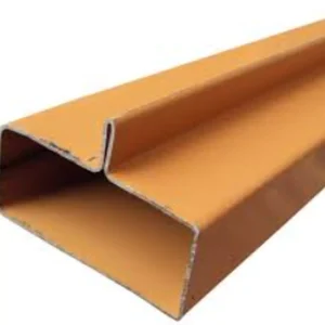Nombre del producto: TUBULAR 126 CAL.18 Categoría: Perfil Atributos del producto: - Material: Metal - Color: Naranja - Tamaño: 126 (dimensiones no especificadas) - Forma: Tubular con sección en "U" - Detalles de diseño: Bordes rectos, acabado liso y pintado Funcionalidad: - Usado principalmente para estructuras de soporte en construcción y arquitectura. Elementos técnicos: - Sección en "U" permite una mayor resistencia y estabilidad. Texto visible: - No se identifican etiquetas o marcas en la imagen. Diferenciadores: - Perfil tubular que puede ser utilizado en diversas aplicaciones de construcción. No se presenta información adicional sobre la marca.