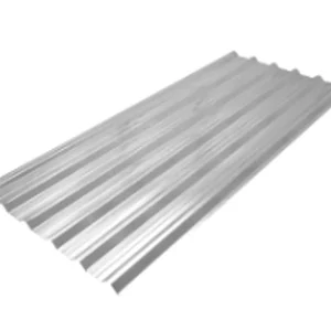 Nombre del producto: Lamina rectangular galvanizada a 4.27 MTS cal 32 Categoría: Lamina Material: Galvanizado Color: Plateado Tamaño: 4.27 metros Forma: Rectangular Detalles de diseño: Superficie con ondulaciones o nervaduras Funciones: Revestimiento, protección y estructura en construcciones Elementos técnicos: No se observan conectores ni botones Marca: No disponible en la imagen Observaciones: La lámina es ideal para su uso en techos, cubiertas y aplicaciones industriales.