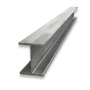 Nombre del producto: VIGA IPR 12 X 4 DE 23.8 KG/M A 12.20 MTS Categoría: Vigas Atributos del producto: - Material: Acero (presumiblemente, debido al acabado visual) - Color: Plateado/Gris metálico - Tamaño: 12.20 metros de longitud, dimensiones de sección 12 x 4 cm - Forma: I (tipo IPR) - Peso: 23.8 kg/m Detalles funcionales: - Uso: Estructural, utilizado en construcción y soporte de cargas. - Diseño: Perfil en forma de I, adecuado para soporte de estructuras. - Componentes: Ningún conector o botón visible. Elementos diferenciadores: - Alta capacidad de carga, indicado por el peso por metro. - Diseño optimizado para resistencia estructural. No se detectaron textos adicionales o marcas visibles en la imagen.