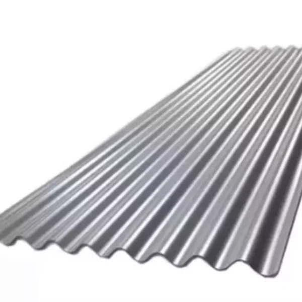 Nombre del producto: LAMINA ZINTROALUM R72 CALIBRE 32 A 4.27MTS Categoría: Lámina Atributos del producto: - Material: Zintroalum (aleación de zinc y aluminio) - Color: Plateado - Tamaño: 4.27 metros de longitud, calibre 32 - Forma: Corrugada (diseño ondulado) - Diseño: Superficie con relieves en forma de ondas Información del uso y funcionalidad: - Usos comunes: Cubiertas para techos, cercas, estructuras de soporte - Beneficios: Ligero, resistente a la corrosión Diferenciadores o elementos técnicos: - Corrugación para mayor resistencia estructural - Acabado que puede reflejar la luz, mejor estética visual No se identificó ninguna marca visible en la imagen.