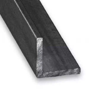 Nombre del producto: Ángulo de 1 1/4 x .109mm Categoría: Ángulo Atributos del producto: - Material: Acero (posiblemente acero al carbono, dado el acabado y color) - Color: Negro (acabado metálico) - Tamaño: 1 1/4 pulgadas de ancho, 0.109 mm de grosor - Forma: Sección en "L" (ángulo recto) - Diseño: Bordes rectos y planos, sin relieve - Componentes: Acabado liso Funcionalidad: - Uso principal: Refuerzo estructural en construcciones y ensamblajes - Aplicaciones: Soportes, estructuras metálicas, marcos Elementos técnicos: - Grosor: 0.109 mm - Conectores: No identificables visualmente en la imagen Marca: No identificable en la imagen proporcionada.