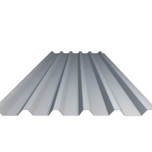 Nombre del producto: Lámina Acanalada, R-101, Calibre 24, 4′x8′ Categoría: Lamina Atributos del producto: - Material: Metal (posiblemente acero galvanizado) - Color: Plateado - Tamaño: 4′ x 8′ (1,22 m x 2,44 m) - Tipo: Acanalada - Calibre: 24 Características: - Diseño: Superficie acanalada que proporciona resistencia y durabilidad - Funcionalidad: Usada comúnmente en techados, revestimientos y estructuras industriales - Acabado: Resistente a la corrosión Diferenciadores: - Diseño específico R-101 que permite un montaje eficaz y resistencia estructural - Puede incluir detalles sobre el tipo de anclajes o fijaciones necesarias, aunque no son visibles No se detectan marcas ni textos adicionales en la imagen.