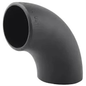 Nombre del producto: CODO 90 STD DE 8" SOLD ACERO NEGRO Categoría: Tubo Atributos del producto: - Material: Acero - Color: Negro - Tamaño: 8 pulgadas - Forma: Codo 90 grados - Diseño: Parte interior lisa, exterior con textura - Componentes: Conexión soldada Funcionalidad del producto: - Usado para desvíos en sistemas de tuberías, permitiendo cambios de dirección de 90 grados en el flujo del líquido o gas. Textos visibles: - Marca o numeración en el producto: "US-1" Diferenciadores técnicos: - Conexión soldada para mayor durabilidad y resistencia frente a presiones en sistemas de tubería.