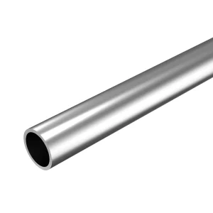 Nombre del producto: TUBULAR DE 3/4 CALIBRE 16 A 6MTS Categoría: Tubo Atributos del producto: - Material: Acero (presumido por el acabado superficial) - Color: Plateado - Tamaño: Longitud de 6 metros, diámetro de 3/4 pulgadas - Forma: Cilíndrica Detalles técnicos y diferenciadores: - Acabado liso y brillante, sugiere resistencia a la corrosión - Sección transversal circular, típico en tubos de este tipo Funcionalidad: - Utilizado en aplicaciones estructurales, de construcción o de fontanería Texto visible en la imagen: No se identificaron textos, etiquetas o marcas específicas visibles. Marca del producto: No se puede establecer por la imagen.