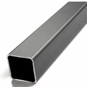 Nombre del producto: PTR DE 2 1/2" X 2 1/2" CALIBRE 14 A 6.10MTS Categoría: Perfil Tubular Rectangular Características del producto: - Material: Acero, generalmente utilizado en perfiles tubulares. - Color: Negro (posiblemente acabado pintado o de un tratamiento superficial). - Tamaño: 2 1/2" x 2 1/2" (dimensiones del perfil). - Longitud: 6.10 metros. - Forma: Tubular rectangular, con secciones cuadradas en la parte transversal. - Diseño: Bordes rectos, sin detalles decorativos visibles. Uso y funcionalidad: - Usado en construcción, estructuras metálicas, soporte y marco de proyectos industriales o comerciales. Texto visible: - No se observa texto adicional en la imagen que indique marca o instrucciones específicas. Diferenciadores técnicos: - Calibre 14, que indica el grosor del material, proporcionando resistencia. Marca del producto: - No se puede identificar marca visualmente en la imagen.