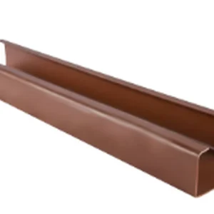 Nombre del producto: MONTEN C PRIMER ROJO 4"X2" C14 A 6MTS Categoría: Canal Atributos del producto: - Material: Metal (presumiblemente debido al contexto y apariencia) - Color: Rojo - Tamaño: 4"x2", longitud de 6 metros - Forma: Canal recto - Diseño: Estructura simple y funcional, sin detalles decorativos Uso y funcionalidad: Se utiliza para el drenaje de agua, asegurando una canalización efectiva. Diferenciadores o elementos técnicos: - Posibilidad de ser perforado o instalado mediante tornillos o fijaciones - Puede incluir características como juntas para asegurar el sellado adecuado Texto visible en el producto: No se aprecian etiquetas o instrucciones legibles en la imagen. Marca del producto: MONTEN.