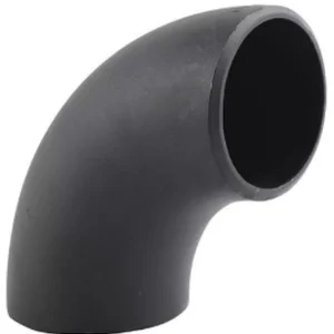 Nombre del producto: CODO R.L. A/C DE 2" X 90° EN CED. 40 A234 WPB Categoría: Perfil Tubular Rectangular Atributos del producto: - Material: Ced. 40 A234 WPB (acero al carbono) - Color: Negro - Tamaño: 2" de diámetro - Forma: Con el codo de 90 grados - Diseño: Codo sin costura, suave al interior Funcionalidad y uso: - Utilizado en aplicaciones de conducción de aire o fluidos, permite el cambio de dirección en una instalación de tuberías. - Ideal para sistemas de climatización, sistemas hidráulicos y otras aplicaciones industriales. Elementos técnicos: - Conexiones: Abierto en ambos extremos para facilitar la fijación a otras tuberías. - Características adicionales: Diseño robusto para soportar altas presiones y temperaturas. Marca: No se identifica la marca en la imagen.
