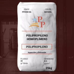 Nombre del producto: PP - HOPP - MFI20 - PINNACLE POLYMERS - PPH200 NA Categoría: Polipropileno Marca: Pinnacle Polymers Descripción del producto: Polipropileno Homopolímero Características: - Excelente Procesabilidad - Buena rigidez - Nucleado con antistat - Aceptable para contacto con alimentos Aplicaciones: - Artículos para el hogar - Tapas y cierres - Contenedores Estado del material: - Comercial: Activo - Disponibilidad: América del Norte Aditivos: - Antiestático - Agente nucleante Propiedades físicas: - Densidad: 0.900 g/cm³ (ASTM D1505) - Fluidez: 20 g/10 min (ASTM D1238) Propiedades mecánicas: - Resistencia a la tracción (yield): 37.2 MPa (ASTM D638) - Módulo de flexión: 1860 MPa (ASTM D790) Propiedades de impacto: - Impacto Izod no muestrado (23°C): 32 J/m (ASTM D256) Propiedades térmicas: - Temperatura de deflexión bajo carga (ASTM D648): 123 °C (0.45 MPa, no recocido) Notas: - Los datos mostrados son típicos y no deben interpretarse como especificaciones. - Los valores de rendimiento están basados en pruebas de muestras inyectadas de color natural. La pigmentación puede afectar ciertas propiedades. - La información proporcionada no está diseñada como garantía de ningún tipo. Capacidad del envase: 25 kg Color: Natural Fluidez: 20 g/10 min Densidad: 0.9 g/cm³