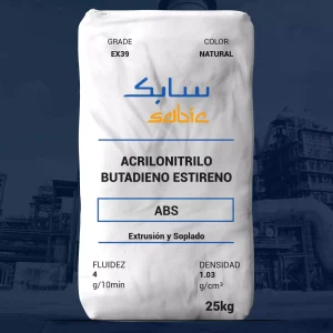 Nombre del producto: ABS - MFI4 - SABIC - EX39 Marca: SABIC Categoría: Acrilonitrilo Butadieno Estireno Color: Natural Peso: 25 kg Fluidez: 4 g/10min Densidad: 1.03 g/cm³ Usos: - Aplicaciones en construcción - Aplicaciones eléctricas y electrónicas - Aplicaciones de iluminación - Aplicaciones militares y de defensa - Aplicaciones ópticas - Gestión del agua Disponibilidad: - América Latina - América del Norte Características técnicas: - Material comercial: Activo - Estado del producto: UL Yellow Card E121562-220681 Métodos de prueba: - Densidad: ASTM D792 - Fluidez: ISO 1133 Aplicaciones de procesamiento: - Extrusión de láminas y moldeo por soplado Notas de procesamiento: - Temperatura de secado: 90 a 95 °C - Tiempo de secado: 2 a 4 horas Este producto se utiliza principalmente en aplicaciones que requieren alta resistencia y durabilidad.