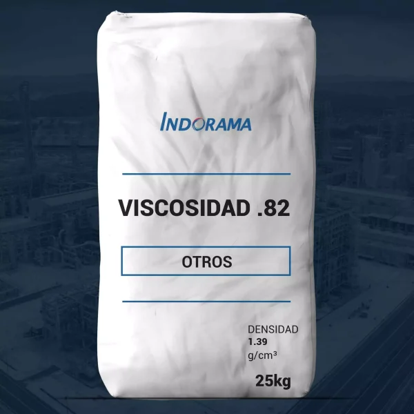Nombre del producto: PET - MP238 - INDORAMA - PET 2201 Categoría: Otros Marca: INDORAMA Presentación: Bolsa de 25 kg Características del producto: - **Material**: PET copolímero - **Viscosidad**: 0.82 - **Densidad**: 1.39 g/cm³ - **Uso**: Ideal para moldeo por soplado, envases de bebidas, alimentos, y productos de cuidado personal. Aspectos técnicos: - **Condiciones de uso**: Apto para aplicaciones alimentarias, ligero, irrompible, no tóxico, colorable y 100% reciclable. - **Propiedades**: - **Color**: B - **Cristalinidad**: 53% - **Contenido de humedad**: Máx. 0.1% - **Fines**: Máx. 0.1% - **Punto de fusión**: 238°C Nota: El rendimiento debe ser verificado por el usuario final.