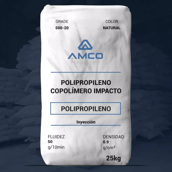 Nombre del producto: PP - COPP - MFI50 - AMCO - PRIMATOP 500-20 Categoría: Polipropileno Marca: Amco Polymers Descripción del producto: - Tipo: Polipropileno Copolímero Impacto - Grado: 500-20 - Color: Natural - Fluidez: 50 g/10 min - Densidad: 0.9 g/cm³ - Método de procesamiento: Inyección - Presentación: 25 kg Características: - Fluidez alta - Estabilidad dimensional excelente - Aceptable para contacto con alimentos Aplicaciones: - Artículos para el hogar - Contenedores y empaques rígidos - General Estado del material: - Comercial: Activo - Disponibilidad: América del Norte Clasificaciones de Agencia: - FDA 21 CFR 177.1520 Propiedades mecánicas: - Resistencia a la tracción (Rendimiento): 29.6 MPa - Alargamiento a la tracción (Rendimiento): 6.0% - Módulo de flexión - Secante 1%: 1170 MPa Propiedades de impacto: - Impacto Izod notado (23°C): 91 J/m Notas: 1. Propiedades típicas, no especificaciones. 2. Velocidad de prueba de 50 mm/min. Declaración de exención de responsabilidad: La información proporcionada ha sido proporcionada por el fabricante y Bamberger Amco Polymers no asume responsabilidad por su uso. Los usuarios deben realizar pruebas para determinar la idoneidad del producto.