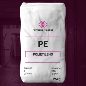 Nombre del producto: PE LDPE 2 - Formosa FL2202C (Sin aditivos) Categoría: Polietileno Marca: Formosa Plastics Características físicas: - Material: Polietileno (PE) - Fluidez: 2 g/10min - Densidad: 0.92 g/cm³ - Peso: 25 kg Información adicional: - Sin aditivos. Funcionalidad: - Este producto es un polietileno de baja densidad utilizado en diversas aplicaciones de fabricación y procesamiento de plásticos. - Su fluidez y densidad indican adecuaciones para procesos específicos en la industria del plástico.