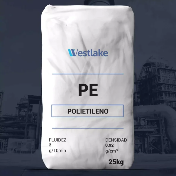 Nombre del producto: PE - Polietileno Marca: Westlake Categoría: Polietileno Peso: 25 kg Fluidez: 2 g/10 min Densidad: 0.92 g/cm³ Detalles técnicos: - Aplicaciones: Mezclas, envasado de alimentos, envoltura estirable. - Propiedades mecánicas: Resina LLDPE con excelentes propiedades mecánicas y de sellado. - Procesamiento: Temperaturas de fusión recomendadas de 210°C a 232°C (410°F a 450°F) para relaciones de expansión de 1.5:1 o superiores. Cumplimiento normativo: Cumple con algunas autorizaciones de 21 CFR. Se recomienda consultar al representante de ventas de Westlake para declaraciones de contacto alimentario. Notas: Especificaciones del producto basadas en pruebas limitadas. Westlake no garantiza que el material en un envío particular cumpla exactamente con los valores dados.