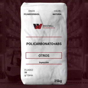 Nombre del producto: POLICARBONATO+ABS Marca: WESTMILL Categoría: Otros Color: Natural Peso: 25 kg Fluidez: 20 g/10 min Uso: Inyección Material: PC/ABS2090HSL Características: Modificado para impacto, grado de moldeo por inyección Detalles técnicos: - Gravedad específica: 1.14 - Relleno/Reforzamiento: No reforzado Nota: La información se basa en las especificaciones del fabricante y puede variar.