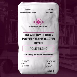 Nombre del producto: Formolene® L62009 Categoría: Polietileno Marca: Formosa Plastics Características físicas y técnicas: - Material: Polietileno de baja densidad lineal (LLDPE) - Color: Natural - Tamaño: 25 kg - Fluidez: 0.95 g/10 min - Densidad: 0.92 g/cm³ Detalles funcionales: - Aplicaciones sugeridas: - Mezcla de resinas - Forros industriales - Empaque industrial - Bolsas para prendas - Coextrusión Diferenciadores técnicos: - Cumple con los requisitos de la FDA para contacto con alimentos. - Alto impacto y resistencia al desgarro: - Impacto Dart: 320 g/mil - Resistencia al desgarro: 430/640 g/mil (MD/TD) - Resistencia a la tracción a la rotura: 5500/4300 psi (MD/TD) - Elongación: 650/800% (MD/TD) Aplicaciones de aditivos: - Disponible en paquetes de aditivos: L62009A, L62009B, L62009H, L62009E2 - Antibloqueo: 7000 ppm (en algunos tipos) - Deslizamiento: 1500 ppm (en L62009E2) - Aditivos antioxidantes basados en talco Nota: Las propiedades del film están basadas en un film soplado de 25 micrones con una relación de expansión de 2.5:1 a 12 lbs/hr/in.die. Las propiedades reales pueden variar basado en el equipo de extrusión y condiciones operativas.