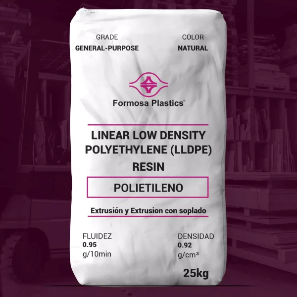 Nombre del producto: Formolene® L62009 Categoría: Polietileno Marca: Formosa Plastics Características físicas y técnicas: - Material: Polietileno de baja densidad lineal (LLDPE) - Color: Natural - Tamaño: 25 kg - Fluidez: 0.95 g/10 min - Densidad: 0.92 g/cm³ Detalles funcionales: - Aplicaciones sugeridas: - Mezcla de resinas - Forros industriales - Empaque industrial - Bolsas para prendas - Coextrusión Diferenciadores técnicos: - Cumple con los requisitos de la FDA para contacto con alimentos. - Alto impacto y resistencia al desgarro: - Impacto Dart: 320 g/mil - Resistencia al desgarro: 430/640 g/mil (MD/TD) - Resistencia a la tracción a la rotura: 5500/4300 psi (MD/TD) - Elongación: 650/800% (MD/TD) Aplicaciones de aditivos: - Disponible en paquetes de aditivos: L62009A, L62009B, L62009H, L62009E2 - Antibloqueo: 7000 ppm (en algunos tipos) - Deslizamiento: 1500 ppm (en L62009E2) - Aditivos antioxidantes basados en talco Nota: Las propiedades del film están basadas en un film soplado de 25 micrones con una relación de expansión de 2.5:1 a 12 lbs/hr/in.die. Las propiedades reales pueden variar basado en el equipo de extrusión y condiciones operativas.