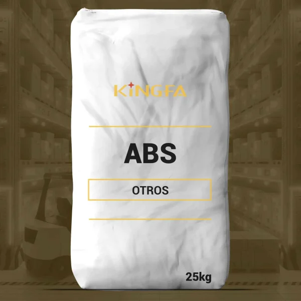 Nombre del producto: ABS MFI 10 - King FA HP-126 HI Categoría: Otros Atributos del producto: - **Material**: ABS (Acrilonitrilo Butadieno Estireno) - **Marca**: KINGFA - **Capacidad/Peso**: 25 kg - **Color**: Blanco (empaquetado) - **Tamaño**: No especificado, pero consistente con empaques de 25 kg. - **Forma**: Saco - **Diseño**: Saco con etiqueta visible Texto visible en el empaque: - "ABS" - "OTROS" - "25 kg" - "KINGFA" Diferenciadores y elementos técnicos: - Tipo de material indicado (ABS) que sugiere usos en plásticos de ingeniería. - Saco de 25 kg, lo que puede ser un indicador de usos industriales o comerciales. Funcionalidad: El producto es un material plásticos utilizado en diversas aplicaciones, destacando su uso en fabricación y manufactura. Es ideal para la producción de piezas moldeadas y componentes en diversas industrias.