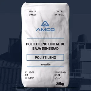 Nombre del producto: PE - LLDPE - MFI20 - AMCO - PRIMATOP L200925 Categoría: Polietileno Marca: Amco Polymers Características del producto: - Material: Polietileno lineal de baja densidad (LLDPE) - Color: Natural - Presentación: Bolsa de 25 kg Propiedades físicas: - Fluidez: 20 g/10 min - Densidad: 0.924 g/cm³ Usos: - Caps - Closures - Compounding Método de procesamiento: - Inyección Cumplimiento normativo: - Aceptable para contacto con alimentos - Cumple con FDA 21 CFR 177.1520 Calificaciones de agencia: - Estatus comercial: Activo - Disponibilidad: América del Norte Notas: - Se recomienda realizar pruebas representativas para determinar la seguridad y la idoneidad del producto para su uso previsto.