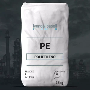 Nombre del producto: PE - POLIETILENO Marca: LyondellBasell Categoría: Polietileno Peso: 25 kg **Características Técnicas:** - Fluidez: 2 g/10 min - Densidad: 0.92 g/cm³ **Aplicación:** - Utilizado en la fabricación de películas de claridad para empaques flexibles. ** Método de Procesamiento:** - Métodos recomendados: Blown Film, Cast Film. **Descripción del Producto:** - Resina homopolimérica que combina claridad, resistencia y rigidez. Ideal para empaques de productos como pan, prendas textiles, y películas delgadas. **Estado:** - Comercial: Activo - Disponibilidad: América del Norte **Notas Adicionales:** - Información de cumplimiento regulatorio disponible en el boletín de gestión de productos y la hoja de datos de seguridad. - No apto para aplicaciones en dispositivos médicos sin aprobación previa. Este producto tiene propiedades que lo hacen seleccionado por clientes que buscan calidad en empaques flexibles.
