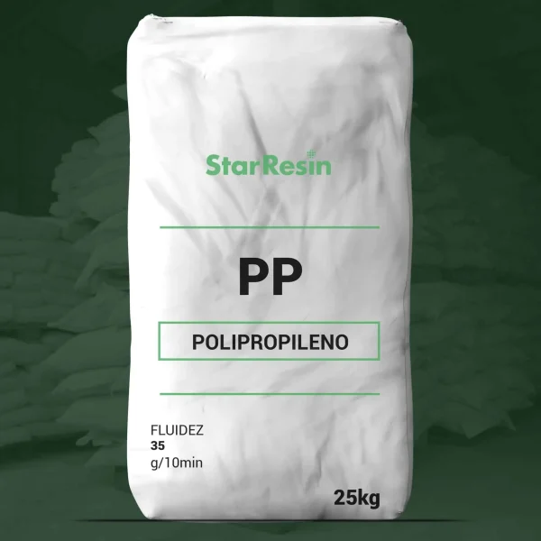 Nombre del producto: PP - HOPP - MFI35 - MGI Categoría: Polipropileno Marca: StarResin Atributos del producto: - Material: Polipropileno - Color: Blanco - Tamaño: 25 kg - Características técnicas: - Fluidez: 35 g/10min - MFI (Índice de Flujo de Masa): 35 - Componentes: Bolsa de material a granel Uso y funcionalidad: - El polipropileno es utilizado en diversas aplicaciones industriales, incluyendo la fabricación de plásticos, empaques y productos textiles. Diferenciadores: - Esta formulación específica puede ser adecuada para procesos que requieren un flujo adecuado del material.