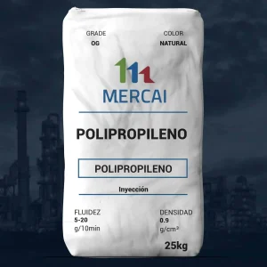 Nombre del producto: Mercai Off Grade Homo Polipropyline 5-20 Categoría: Polipropileno Marca: Mercai **Atributos del producto:** - **Material:** Polipropileno - **Color:** Natural - **Tamaño:** 25 kg - **Fluidez:** 5-20 g/10 min - **Densidad:** 0.9 g/cm³ **Aplicaciones:** - Moldeo por inyección de utensilios para el hogar - Cajas y contenedores utilitarios - Extrusión de propósito general **Propiedades nominales:** - **Módulo de flexión (1% secante):** 155,700 psi (1,074 MPa) - **Dureza Rockwell R:** 83 - **Resistencia a la tracción:** - 4,260 psi @ Rendimiento (29.4 MPa) - 2,500 psi @ Ruptura (17.2 MPa) - **Elongación:** - 13.8% @ Rendimiento - >500% @ Ruptura - **Resistencia al impacto Izod no mermelada:** - 1.14 ft-lb/in (5.98 kJ/m²) a 23°C - 0.60 ft-lb/in (3.16 kJ/m²) a 4°C - **Haze a 23°C:** 17% **Instrucciones adicionales:** El usuario es responsable de establecer el rendimiento satisfactorio del producto para la aplicación prevista. Mercai no garantiza la completitud de la información proporcionada.