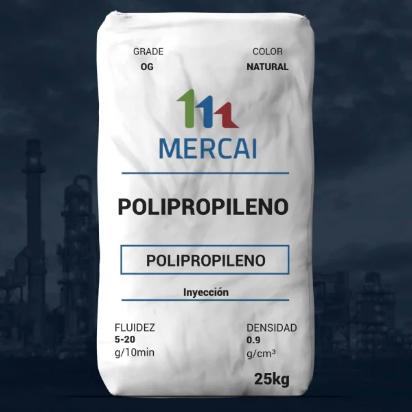 Nombre del producto: Mercai Off Grade Homo Polipropyline 5-20 Categoría: Polipropileno Marca: Mercai **Atributos del producto:** - **Material:** Polipropileno - **Color:** Natural - **Tamaño:** 25 kg - **Fluidez:** 5-20 g/10 min - **Densidad:** 0.9 g/cm³ **Aplicaciones:** - Moldeo por inyección de utensilios para el hogar - Cajas y contenedores utilitarios - Extrusión de propósito general **Propiedades nominales:** - **Módulo de flexión (1% secante):** 155,700 psi (1,074 MPa) - **Dureza Rockwell R:** 83 - **Resistencia a la tracción:** - 4,260 psi @ Rendimiento (29.4 MPa) - 2,500 psi @ Ruptura (17.2 MPa) - **Elongación:** - 13.8% @ Rendimiento - >500% @ Ruptura - **Resistencia al impacto Izod no mermelada:** - 1.14 ft-lb/in (5.98 kJ/m²) a 23°C - 0.60 ft-lb/in (3.16 kJ/m²) a 4°C - **Haze a 23°C:** 17% **Instrucciones adicionales:** El usuario es responsable de establecer el rendimiento satisfactorio del producto para la aplicación prevista. Mercai no garantiza la completitud de la información proporcionada.