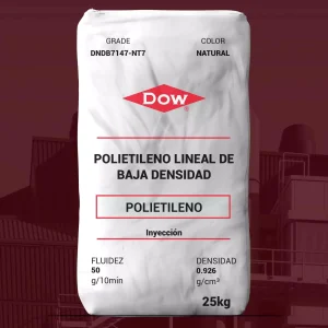 Nombre del producto: DOW™ LLDPE DNDB-7147 NT 7 Categoría: Polietileno Marca: DOW Características del producto: - Material: Polietileno lineal de baja densidad (LLDPE) - Color: Natural - Uso: Inyección - Fluidez: 50 g/10 min - Densidad: 0.926 g/cm³ - Presentación: 25 kg Propiedades técnicas: - Resistencia al impacto a baja temperatura - Rigidez - Resistencia a la fisuración por tensión ambiental Cumple con: - U.S. FDA 21 CFR 177.1520(c)3.1a Aplicaciones: - Contenedores de alimentos - Artículos de uso doméstico - Tapa de productos Diferenciadores: - Distribución de peso molecular muy estrecha - Excelente procesabilidad Nota: Verificar regulaciones y especificaciones adicionales según la aplicación.