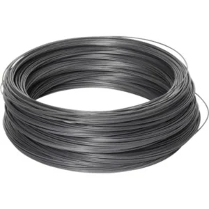 Nombre del producto: ALAMBRE RECOCIDO CAL. 18 Categoría: Alambre Atributos del producto: - Material: Metal (posiblemente acero) - Color: Gris oscuro - Tamaño: Calibre 18 (aproximadamente 1.02 mm de diámetro) - Forma: Bobina - Diseño: Alambre enrollado de manera organizada - Componentes: Bobina de alambre Información sobre uso y funcionalidad: - Aplicaciones: Ideal para uso en trabajos de jardinería, manualidades, construcción y reparación. - Función: Suministra resistencia y flexibilidad para su uso en diversas aplicaciones. Diferenciadores o elementos técnicos: - La bobina permite un fácil desenrollado y uso del alambre. No se identifican marcas ni otros textos visibles en la imagen.