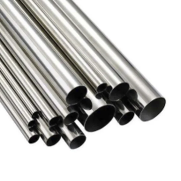 Nombre del producto: TUBO INDUSTRIAL 7/8 C.20 Categoría: Tubo Atributos del producto: - Material: Acero inoxidable (aparente por brillo y acabado) - Color: Plateado - Tamaño: Diámetro de 7/8 pulgadas - Forma: Cilíndrica - Detalles de diseño: Tubos lisos, sin adornos visibles, con extremos abiertos - Componentes: Múltiples tubos de diferentes diámetros visibles en la imagen Uso y funcionalidad: - Aplicaciones industriales para transporte de fluidos o estructuras - Resistencia a la corrosión, ideal para entornos exigentes Diferenciadores técnicos: - Diseño tubular que ofrece rigidez estructural - Varios diámetros para adaptarse a diferentes necesidades Texto visible: No se observa texto en la imagen. Marca: No se puede identificar.
