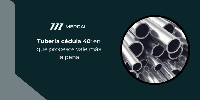 Tubería cédula 40